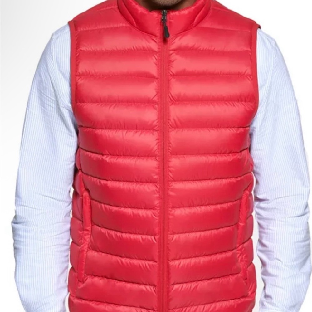 Club Room Red Puffer Vest
